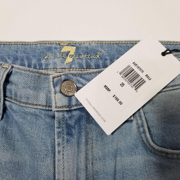 7 For All Mankind High Rise Waist Bermuda Short - Picture 6 of 10